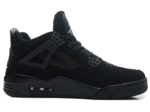 Кроссовки Nike Air Jordan 4 Retro черные - фото справа