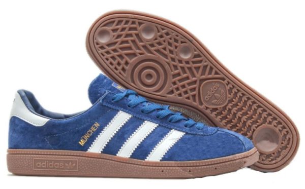 Adidas Munchen синие с белым (40-44)