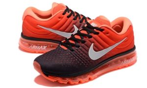 Nike Air Max 2017 черно-оранжевые (40-44)