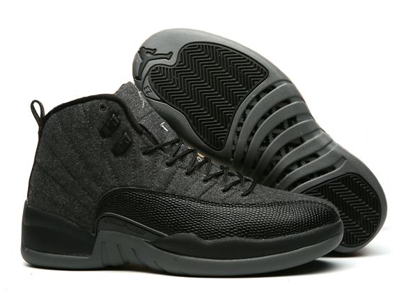 Nike Air Jordan 12 Retro черные (40-45)