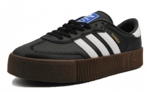 Adidas Samba черные с белым black white (36-40)