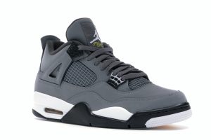 Nike Air Jordan 4 Cool Gray серые кожаные мужские (40-44)